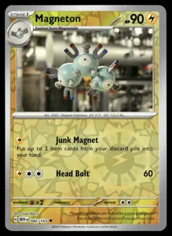 MAGNETON - 082/165 - POKEMON 151 MEW ENGLISH - REVERSE HOLO - NM - Image 1