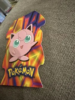 2001 Topps Pokemon Stage Two #39 Jigglypuff Die Cut Embossed TV Animation - Image 3
