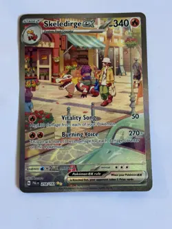 Pokemon Cards Skeledirge ex 258/193 Holo Paldea Evolved NM - Image 1