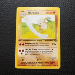 Marowak 39/64 Jungle 1st Ed Regular Uncommon MP - Image 1