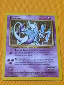 Mewtwo 29/110 Non-Holo Rare - 2002 Legendary Collection - WoTC Pokemon TCG - LP - Image 2