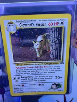 Pokemon TCG Giovanni's Persian 8/132 Gym Challenge Holo Rare LP/exc - Image 5
