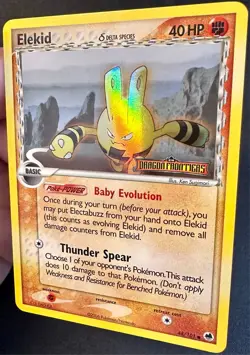 Elekid Delta Species 48/101 EX Dragon Frontiers Pokemon Card Reverse Holo Nm/Vlp - Image 2