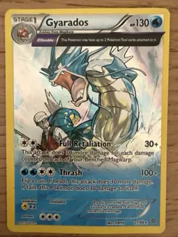 Pokemon Company Gyarados 130 HP Holo Rare 21/98 Ancient Origins English 2015 - Image 1