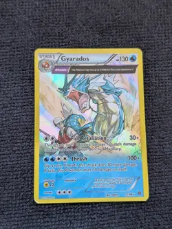 Gyarados Holo 21/98 Ancient Origins Pokemon Card 2015 Creased/Played - Image 1