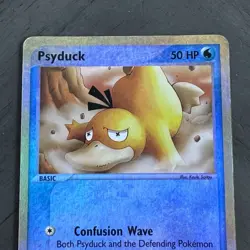 Psyduck 73/100 Sandstorm Reverse Holo 2003 Pokemon e-reader MP Moderate Play - Image 2