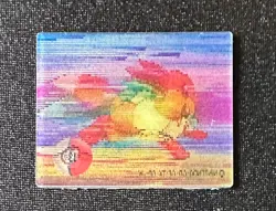 Pokemon Japanese Meiji Super Change Lenticular 3D Card #13 Eevee - Image 3