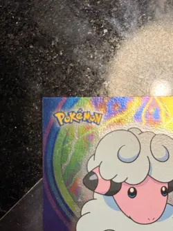 Pokemon - HOLO FOIL 2000 Topps Pokemon TV Animation JOHTO Flaaffy #180 - Image 3