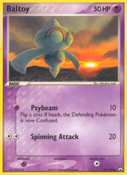 Baltoy 44/108 Common | Power Keepers | Pokemon Card - Image 1