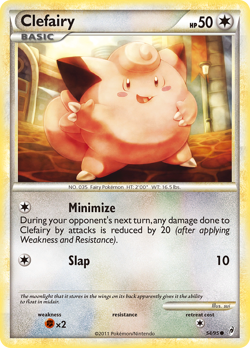 Clefairy 54/95 Common | Call of Legends | Pokemon Card - Image 1