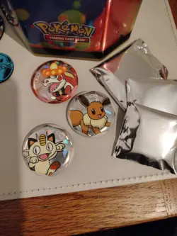 Pokemon TCG Card Bundle: Badges/Coins/Tins 600+ Reverse Holos Loads Rare Sleeved - Image 3
