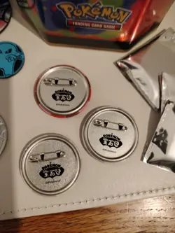 Pokemon TCG Card Bundle: Badges/Coins/Tins 600+ Reverse Holos Loads Rare Sleeved - Image 4