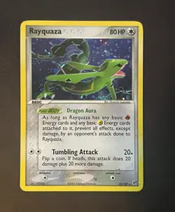 Deck exclusive Rayquaza 22/107 Holo Rare Eng 2005 80 HP - Image 1