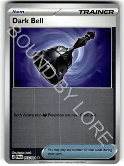 Reverse Holo Dark Bell 075/084 Uncommon Pitch Black Pokemon NM - Image 1