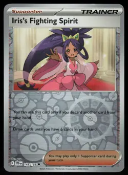 Iris's Fighting Spirit 149/159 Uncommon Journey Together Pokemon Reverse Holo NM - Image 1