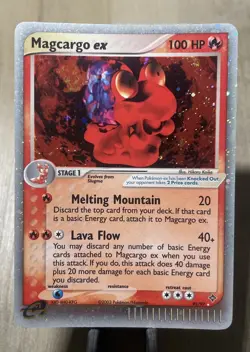 Magcargo ex 95/97 EX Dragon 2003 English Holo NM - Image 1