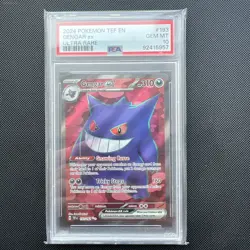 Pokemon TCG Gengar EX 193/162 Temporal Forces PSA 10 - Image 1