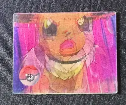 Pokemon Japanese Meiji Super Change Lenticular 3D Card #14 Eevee - Image 2