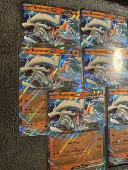 Reshiram ex Pokemon TCG Journey Together Jumbo Stamped Promo Card 030/159 - Image 2