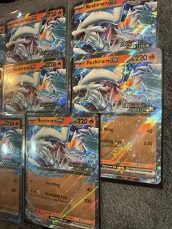Reshiram ex Pokemon TCG Journey Together Jumbo Stamped Promo Card 030/159 - Image 3