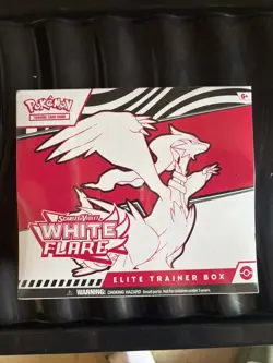🤍 White Flare Pokemon Elite Trainer Box ETB New & Sealed 🔥📦✨ - Image 1