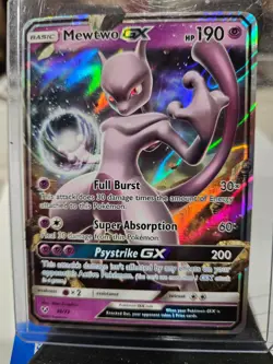 2017 Pokemon Mewtwo GX 39/73☆ New - Image 1