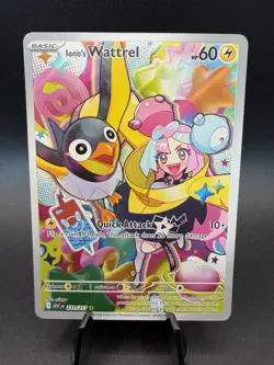 Ionos Wattrel 231/217 Ascended Heroes Illustration Rare Pokemon Card - Image 1