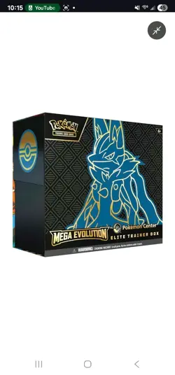 Mega Evolution ETB Pokemon Center Elite Trainer Box Lucario PRESALE SHIP FAST - Image 1