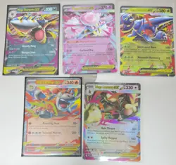5 X Pokemon TCG Mega EX CARDS ALL NM/M PACK FRESH - Image 1