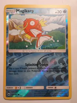 Magikarp 32/147 Common Burning Shadows Pokemon Reverse Holo NM - Image 1