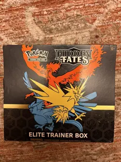 Pokemon Hidden Fates Elite Trainer Box OPENED No Promo Card Opened Packs Cards 820650804731 - Image 1