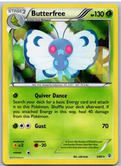Butterfree 5/83 Holo Rare Generations Pokemon Holo - Image 1
