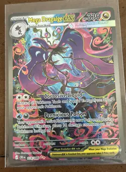 Pokemon Mega Dragalge Ex 118/086 Chaos Rising SIR Near Mint - Image 1