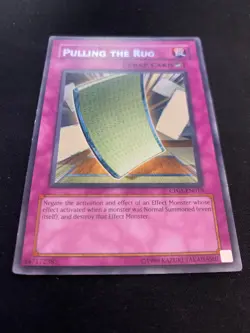 Yugioh Pulling The Rug CP05-EN010 Rare NM - Image 2