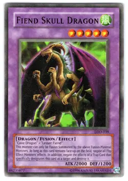 Fiend Skull Dragon LOD-039 Legacy of Darkness Unlimited Yu-Gi-Oh NM - Image 1