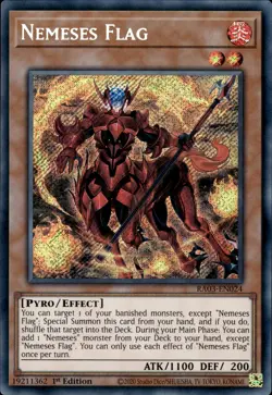Nemeses Flag - Secret Rare 1st Edition RA03-EN024 - NM - YuGiOh - Image 1