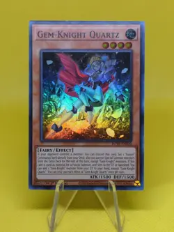 Yugioh - Gem-Knight Quartz (POTE-EN020) - Super Rare 1st Edition - Image 1