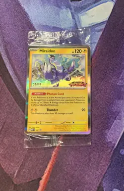 Pokemon Sealed Pitch Black prerelease STAFF promos pack - Image 1