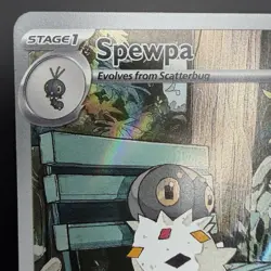 Spewpa 089/088 Pokemon ME03: Perfect Order Illustration Rare Holo 2026 NM - Image 3