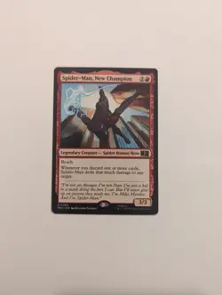 Spider-Man, New Champion Commander: Marvel Super Heroes Regular NM MTG - Image 1