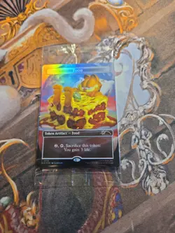 Food Token 918 Foil MTG Secret Lair Garfield - Sealed - - Image 1