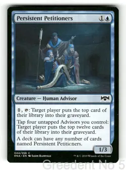 Persistent Petitioners 44 Common Ravnica Allegiance Magic: The Gathering LP - Image 1