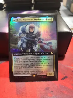Ardbert, Warrior of Darkness (Extended Art) Commander: Final Fantasy Foil - Image 1