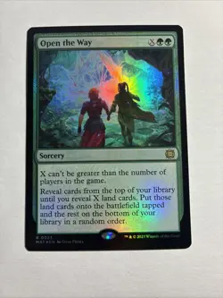 Open the Way - March of the Machine Foil MTG Plus Bonus Rare!!! - Image 1