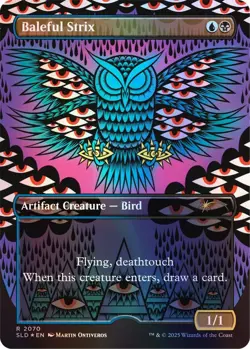 Baleful Strix () (Rainbow Foil) Secret Lair Drop Series NM MTG - Image 1