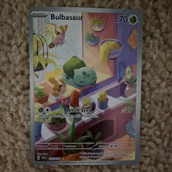 Bulbasaur 143/142 Scarlet & Violet Stellar Crown Illustration Rare Holo EN 2024 - Image 1