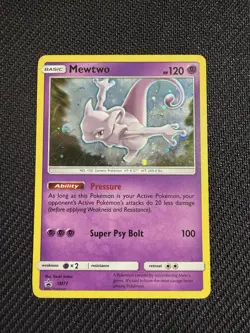 The Pokemon Company Mewtwo SM77 SM Promo Holo Basic 120 HP English 2017 - Image 1