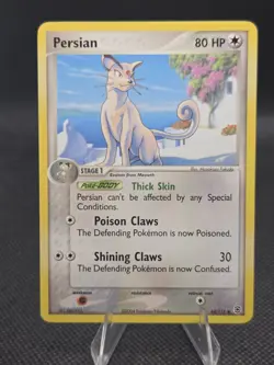 Persian (Non-holo) 44/112 Pokemon FireRed & LeafGreen - MP - Image 1