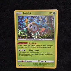Rowlet - 2/15 - Pokemon McDonald's Promos 2022 Holo Rare Card NM - Image 1