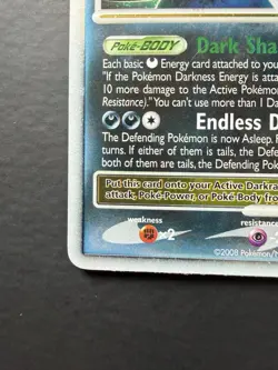 Pokemon TCG Darkrai LV.X 104/106 Great Encounters Ultra Rare Holo EN HP 100 - Image 5